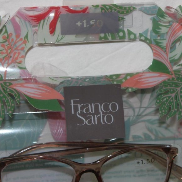 THREE (3) PACK FRANCO SARTO UNISEX PREMIUM READING GLASSES +1.50 UVA UVB PROTECT - Picture 3 of 5